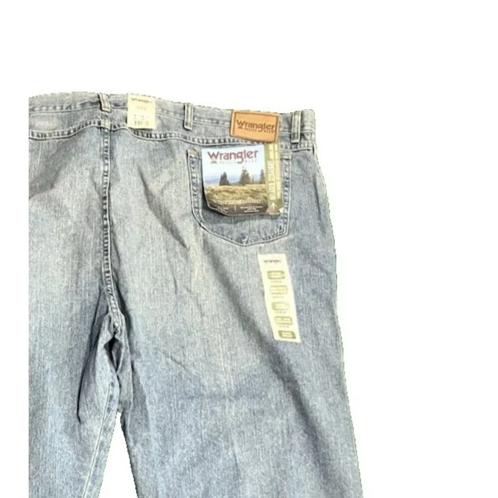 Wrangler Jeans Straight Leg  31000GS NEW   Light  Blue SZ 54X31 - Picture 6 of 7